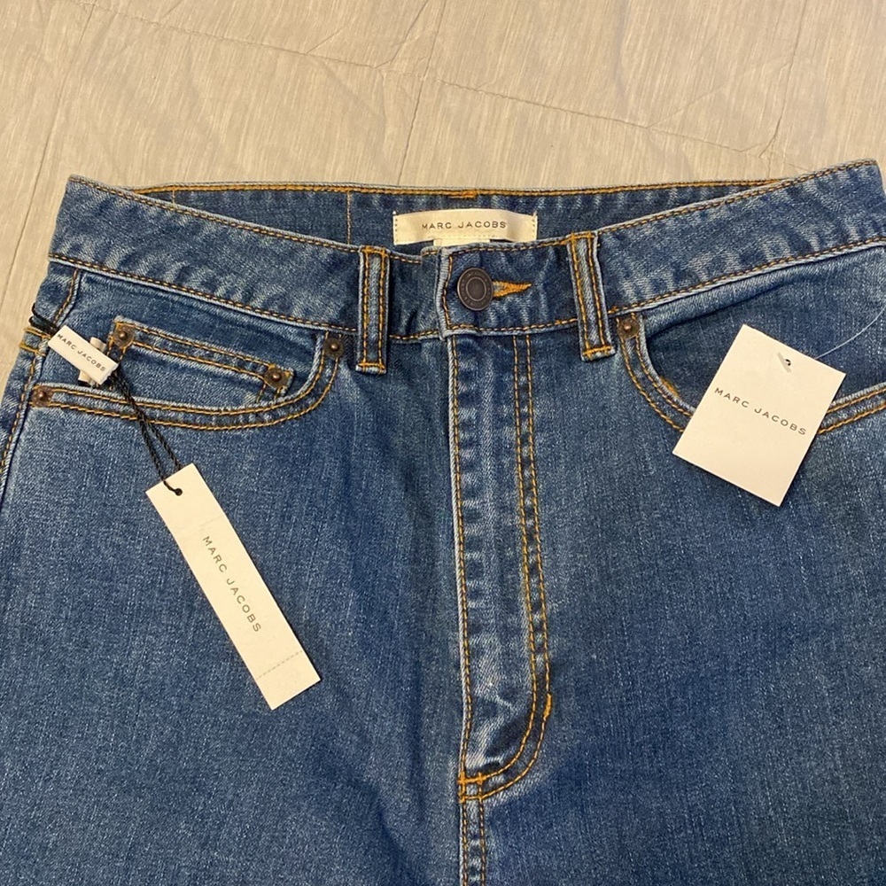 Marc Jacobs High Rise Flare Jeans Bright Blue size 28 - Picture 8 of 14